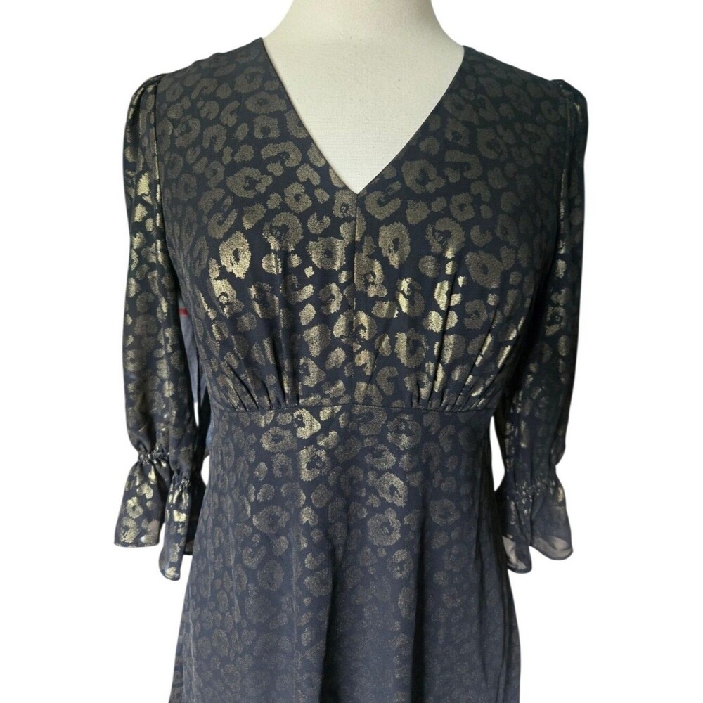 Harper Rose Black Dress with Gold Accent Women's Harper Rose 3/4 Sleeve